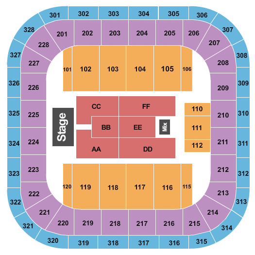 Bank of Springfield Center Jeff Dunham Seating Chart