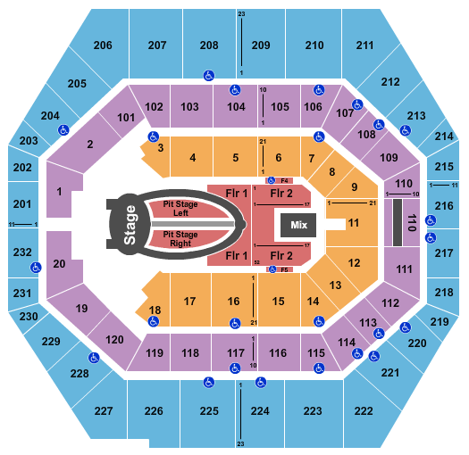 Gainbridge Fieldhouse Ariana Grande Seating Chart