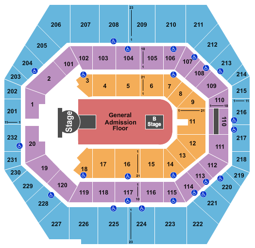 Gainbridge Fieldhouse Travis Scott Seating Chart