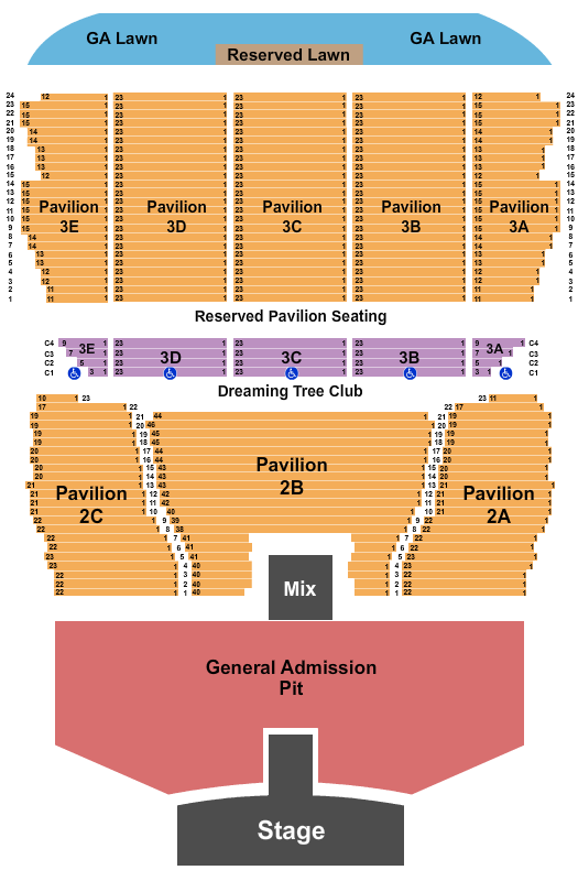 Meadowbrook Seating Chart Gilford Nh