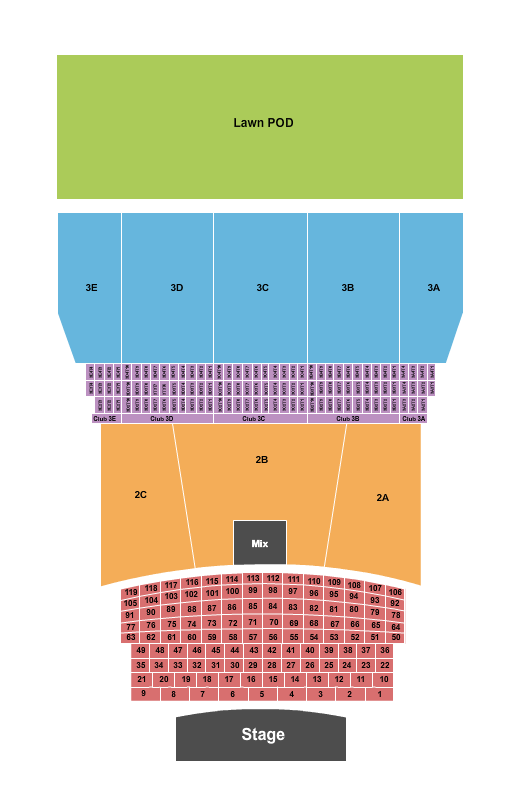 Bank of New Hampshire Pavilion Old Dominion Seating Chart