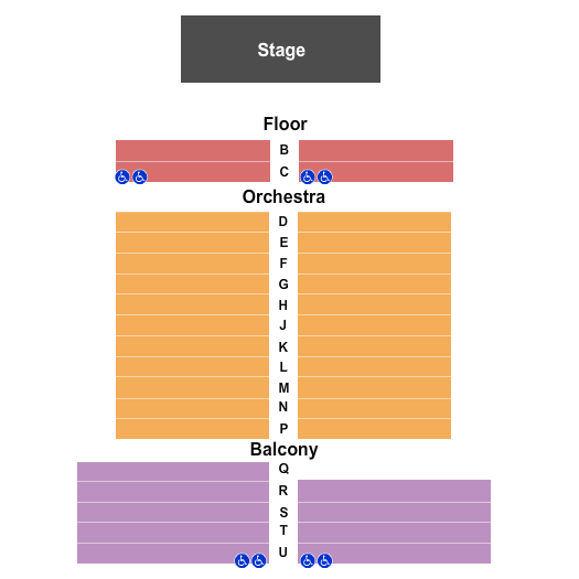 Bank of New Hampshire Stage Seating Chart