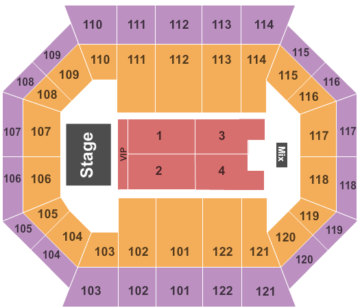The Watsco Center At UM Il Volo Seating Chart