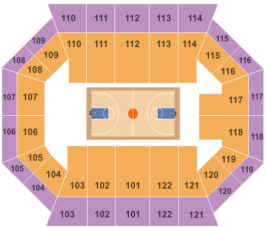 The Watsco Center At UM Basketball Seating Chart