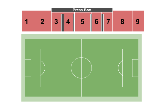 Barbara Hibner Soccer Stadium Soccer Seating Chart