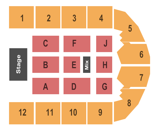 Utilita Arena Birmingham Seating Chart | CloseSeats.com