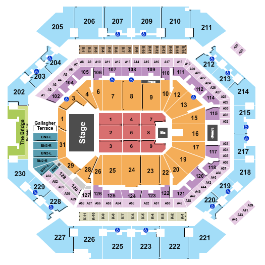 Barclays Center Alejandro Sanz Seating Chart