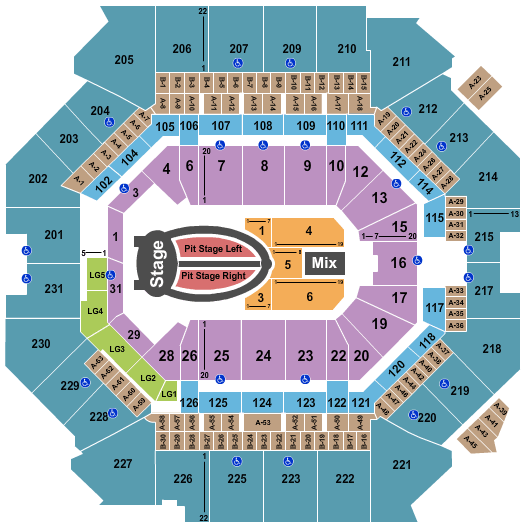 Barclays Center Ariana Grande Seating Chart