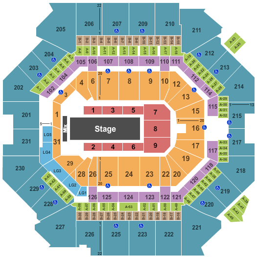 Barclays Center Bad Bunny 2 Seating Chart