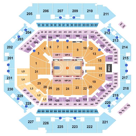 Barclays Center Tickets Seating Chart Schedule Ticketsmarter