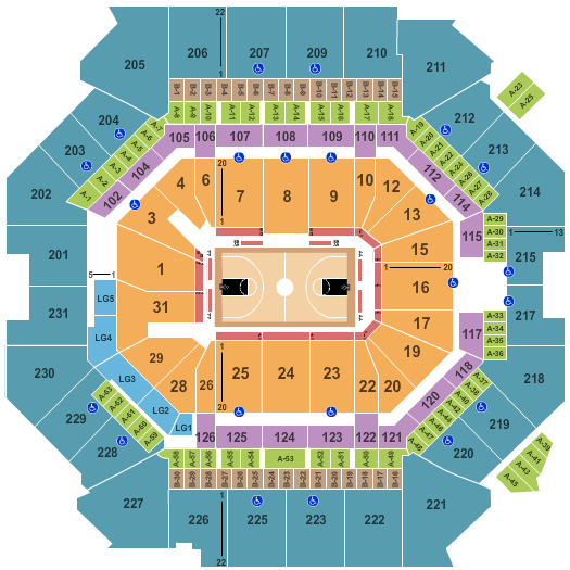 Barclays Seating Chart