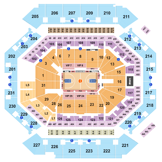 Barclays Center Basketball Row 2 Seating Chart