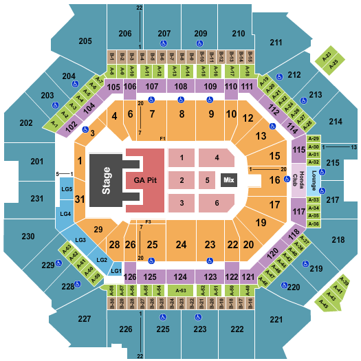 Barclays Center Blink 182 Seating Chart
