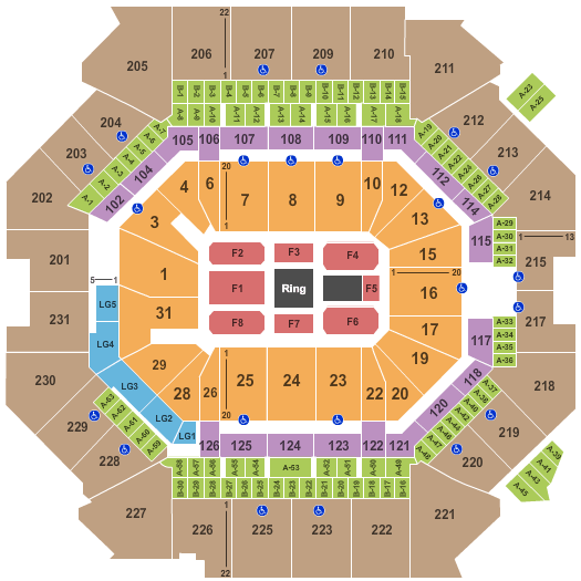 Barclays Center Boxing Seating Chart