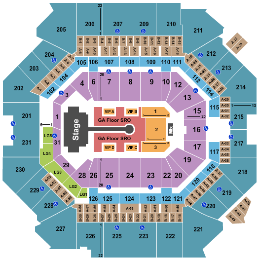 Barclays Center Chainsmokers Seating Chart