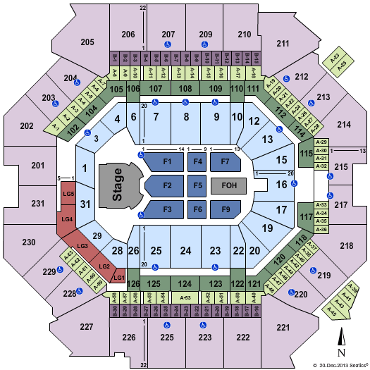 Barclays Center Cher Seating Chart