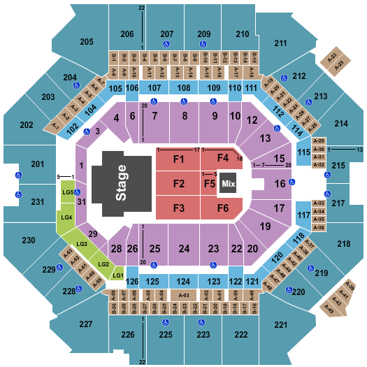 Barclays Center Chris Brown Seating Chart