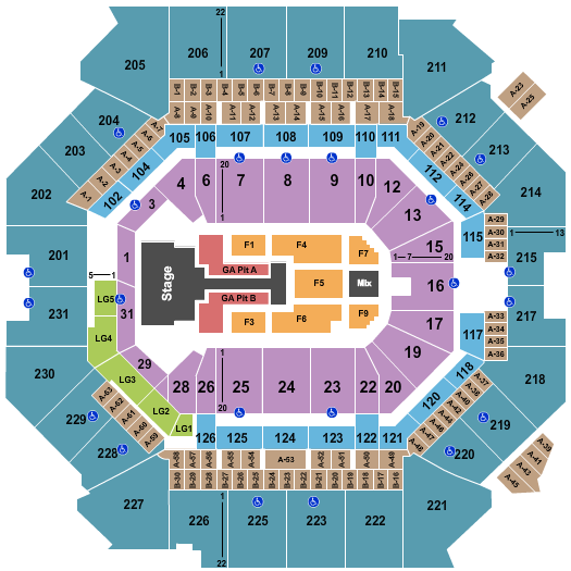 Barclays Center seating chart event tickets center