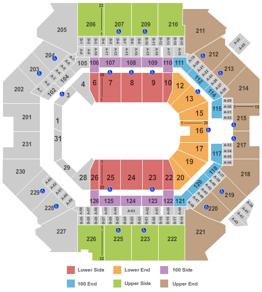 Barclays Center Circus Int Zone Seating Chart