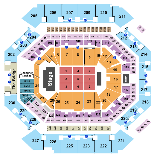 Barclays Center David Tao Seating Chart