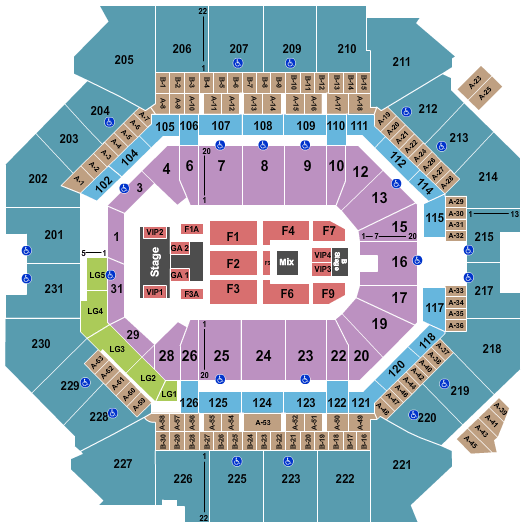 Barclays Center Demi Lovato Seating Chart