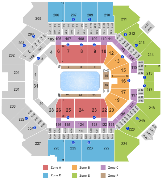 Barclays Center Disney On Ice Int Zone Seating Chart