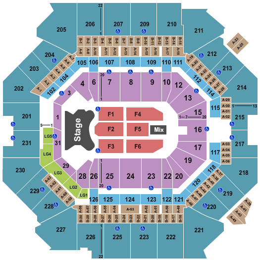 Barclays Center Elton John Seating Chart