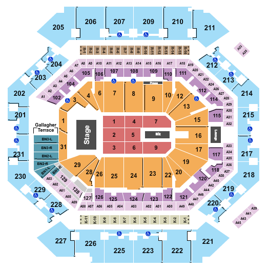 Barclays Center Endstage 3 Seating Chart
