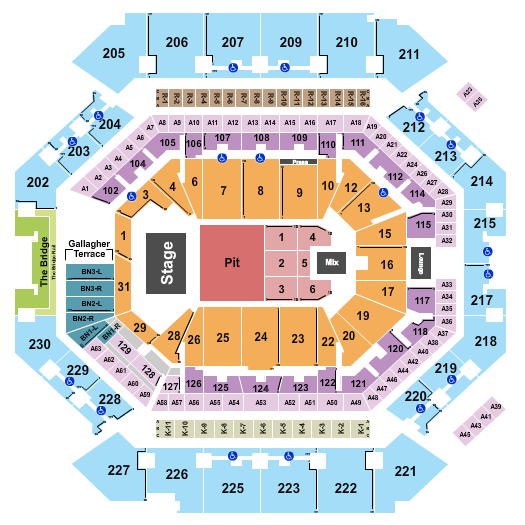 Barclays Center Seating Chart