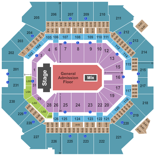 Timberwolf Kings Island Seating Chart