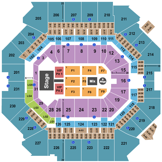 Barclays Center Imagine Dragons Seating Chart