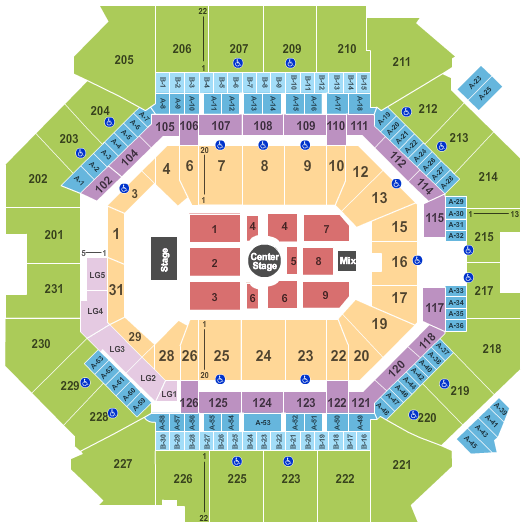 Barclays Center J Cole Seating Chart
