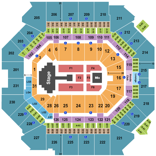 Barclays Center JJ Lin Seating Chart