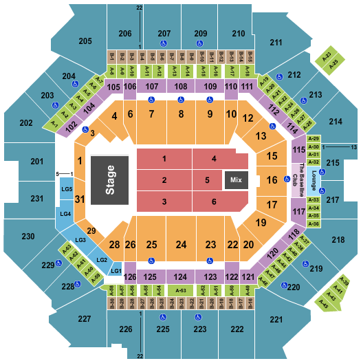 Barclays Center Janet Jackson Seating Chart