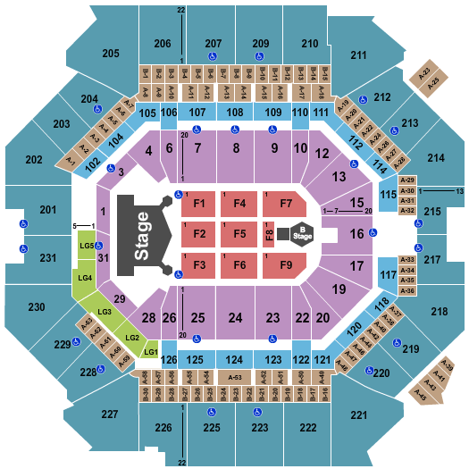 Barclays Center KISS Seating Chart