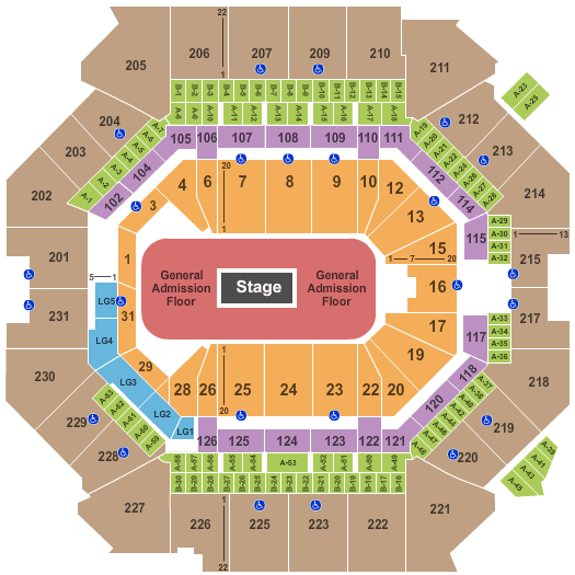 Barclays Center Kanye West Seating Chart