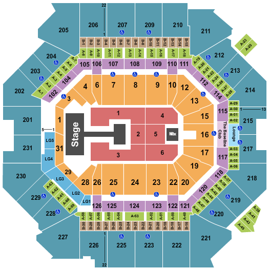 Barclays Center Kirk Franklin Seating Chart