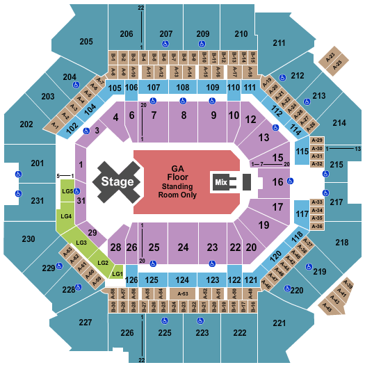Barclays Center Kygo Seating Chart