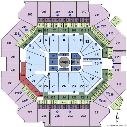 Barclays Center Marc  Anthony Seating Chart