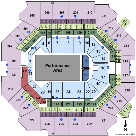 Barclays Center Marvel Universe Seating Chart