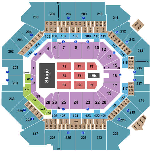 Barclays Center Master Of Ceremony Seating Chart