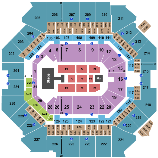 Barclays Center Metamoon Music Fest Seating Chart