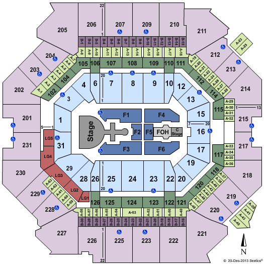 Barclays Center Miley Cyrus Seating Chart