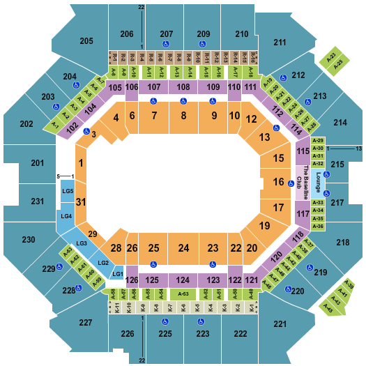 Barclays Center Monster Trucks Seating Chart