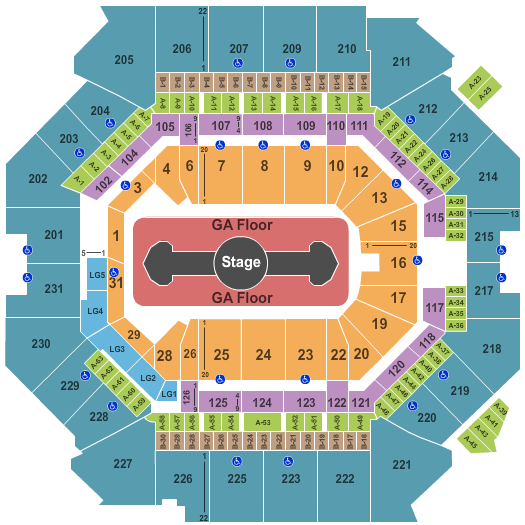 Barclays Center Muse Seating Chart