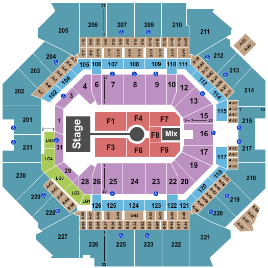 Barclays Center NYC Pride Opening Ceremony Seating Chart