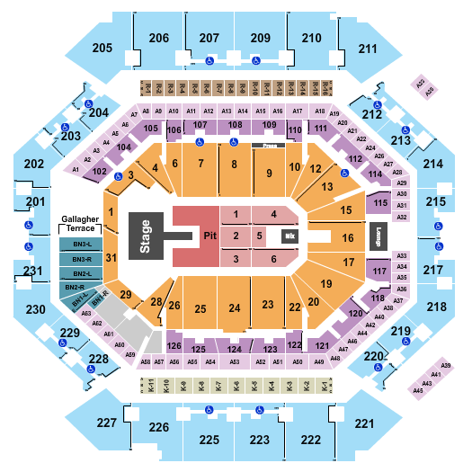 Barclays Center Renee Rapp Seating Chart