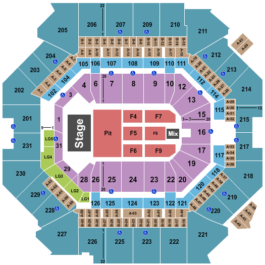 Barclays Center Robyn Seating Chart