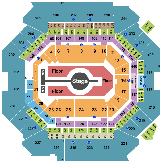 Barclays Center Rod Wave Seating Chart