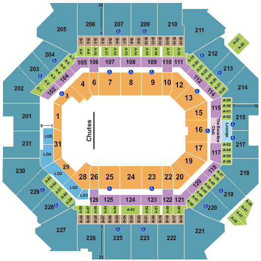Barclays Center Rodeo Seating Chart